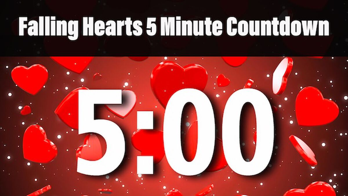 Falling Hearts 5 Minute Countdown image number null